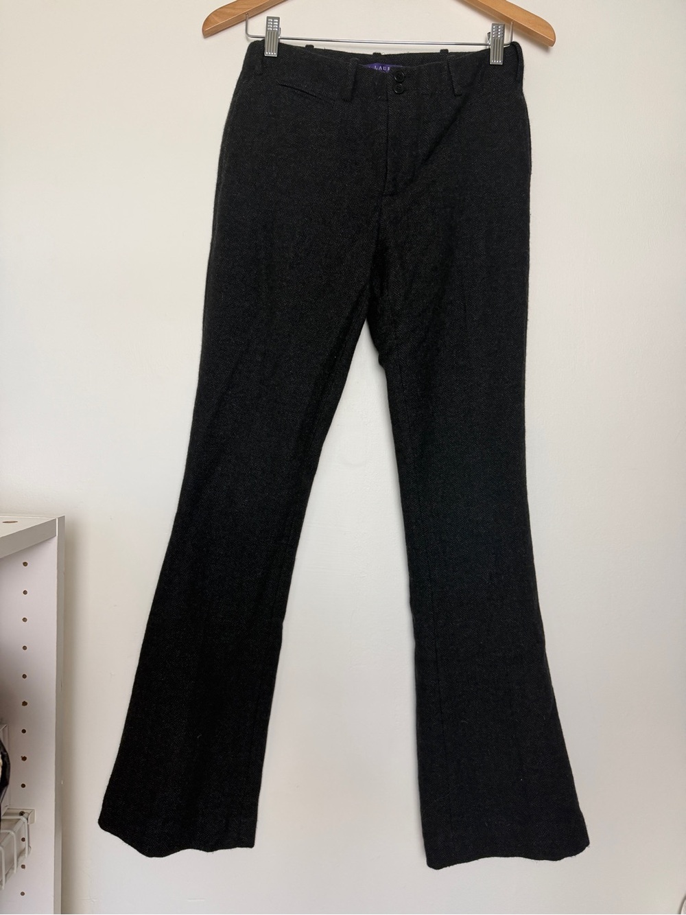 Ralph Lauren Purple Label Cashmere Herringbone Trousers